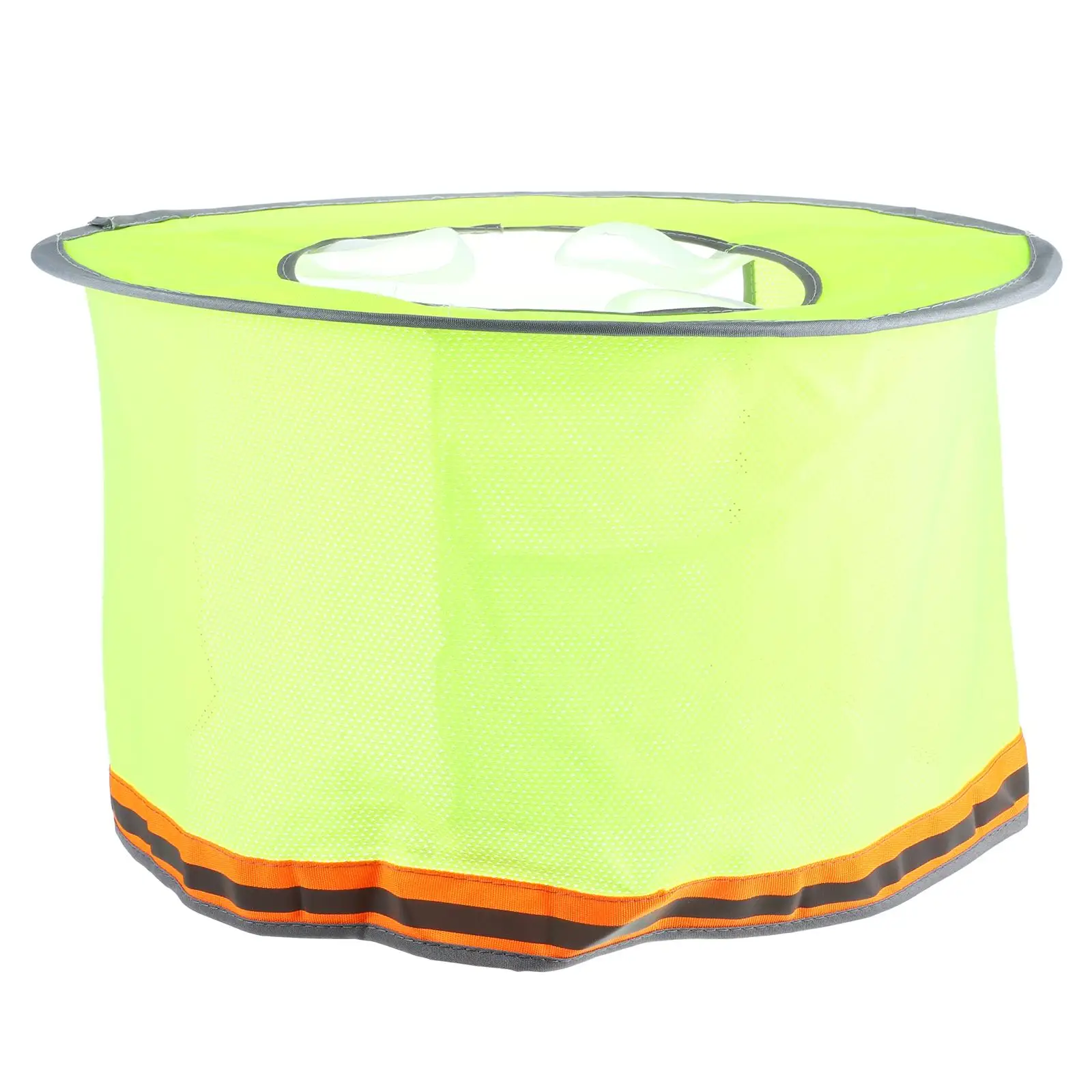 Safety Sunshade Visor Wide Brim Neck Protection Hard Hat Accessories Fluorescent Yellow Reflective Outdoor Construction