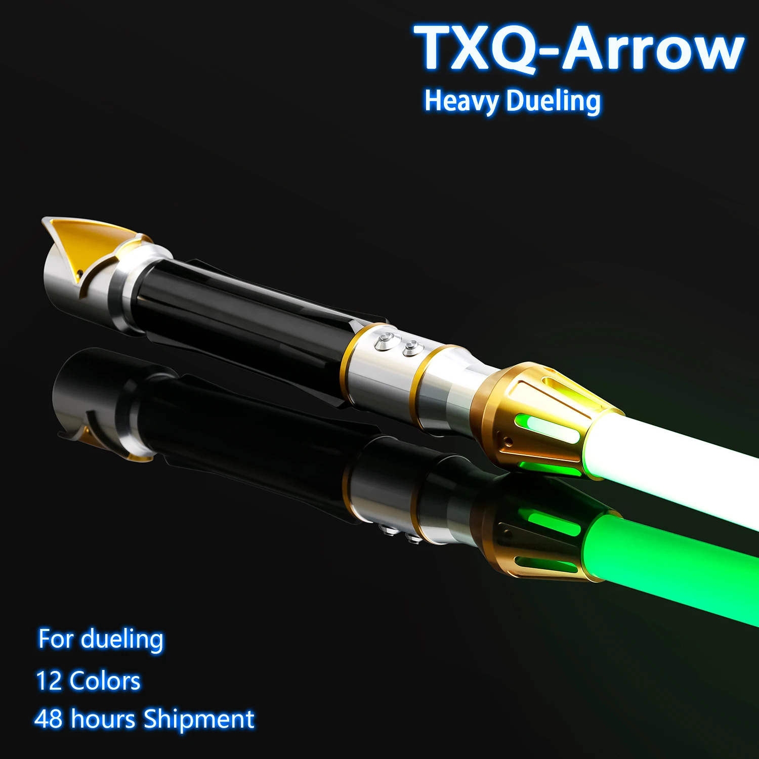 

TXQSABER Arrow RGB Pixel тяжелый дуэльный лазерный меч гладкие качели с металлической ручкой световой меч косплей FOC jedi меч 12 цветов