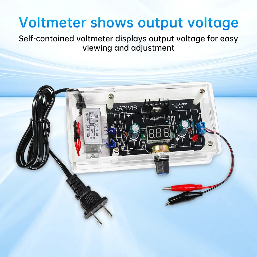 LM317 قابل للتعديل إمدادات الطاقة لتقوم بها بنفسك عدة DC-DC الجهد وحدة منظم الجهد مكون لحام الالكترونيات عدة لحام التدريب #5