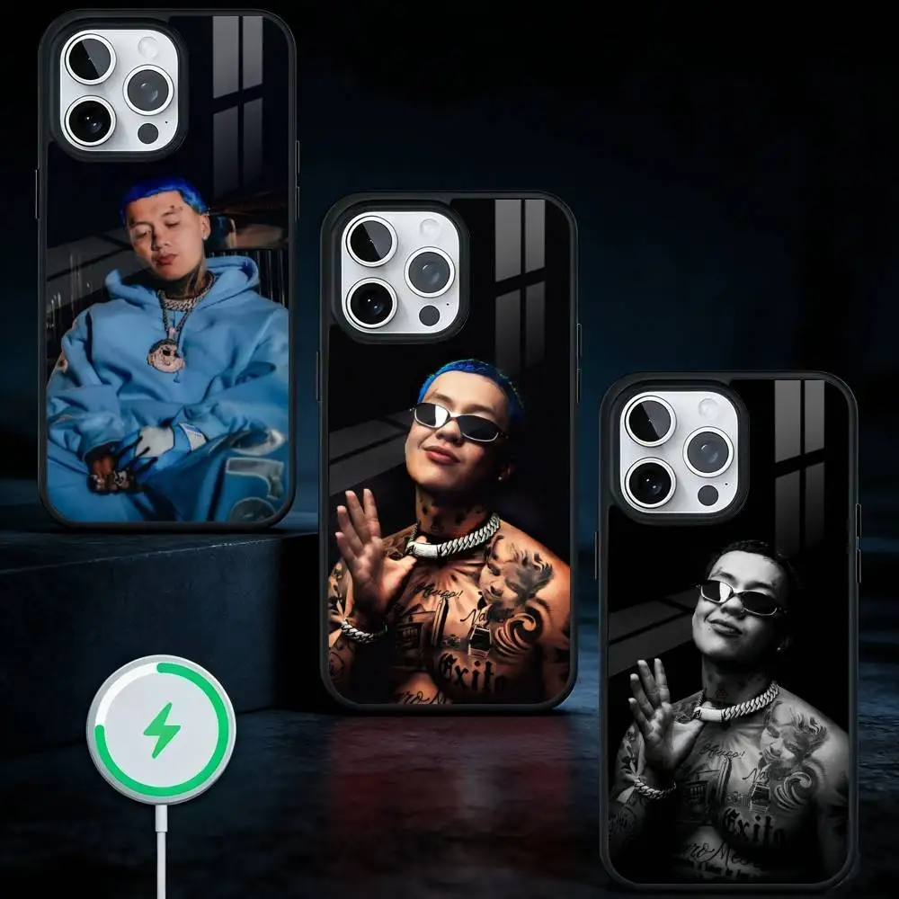 

B-Blessd Rapper Phone Case For iPhone17,16,15,14,13 Plus,Pro Max Magnetic For Magsafe Wireless Charging