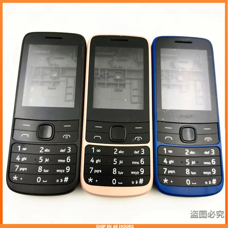 

20Pcs/Lot For Nokia 225 4G 2020 New Full Complete Mobile Phone Housing Cover Case +English Keypad Replacement Parts