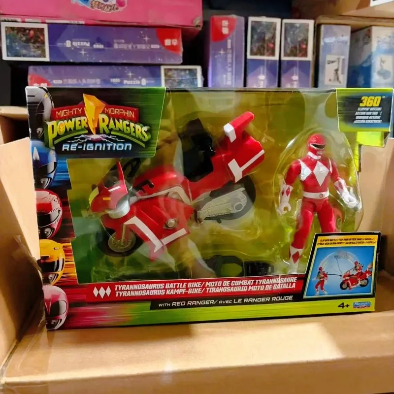 Anime Power Rangers Re-ignition  Red Dragon Le Ranger Rouge Action FiguresTransformable Toys Model Collection Ornaments Gifts