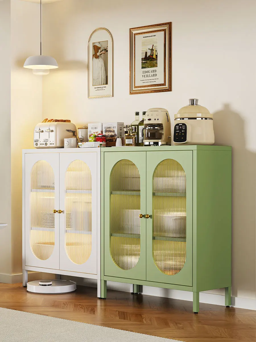 

Side cabinet household simple living room wall storage locker kitchen locker light luxury shelf storage cabinet