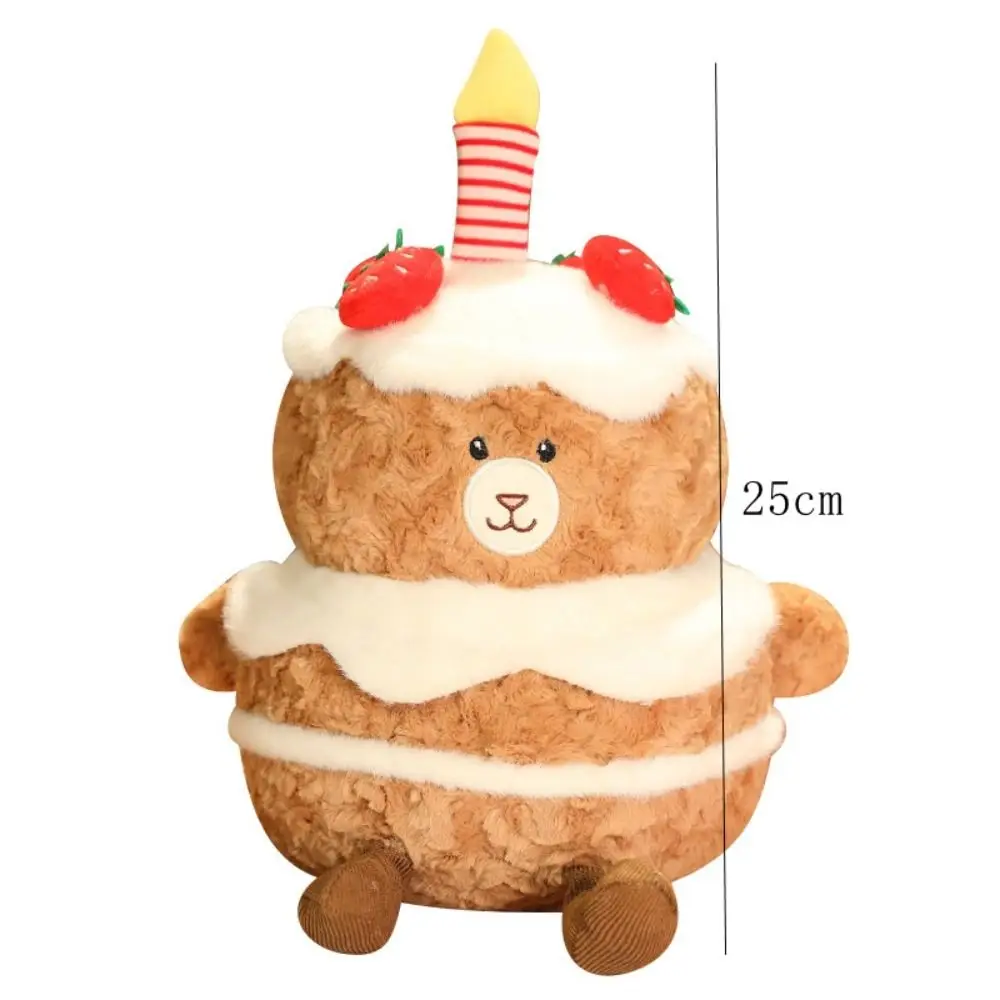 Sing Birthday Song Bear Plush Toy Stuffed Animals Baby Toy Birthday Cake Bear Doll Soft Doll Cute Bears Stuffed Doll Kids