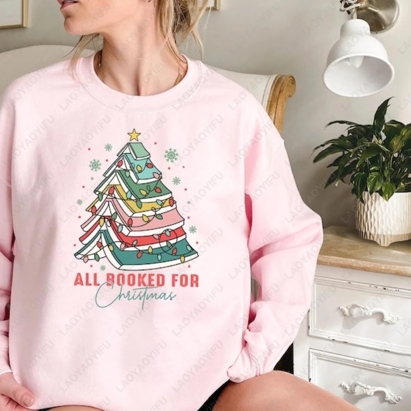 جميعها محظورة هدية الكريسماس لمحبي المكتبة دودة الكتب البلوز عشاق الكتاب السنة الجديدة عيد الميلاد البلوز Roupas الأنثوية موضة هودي #1