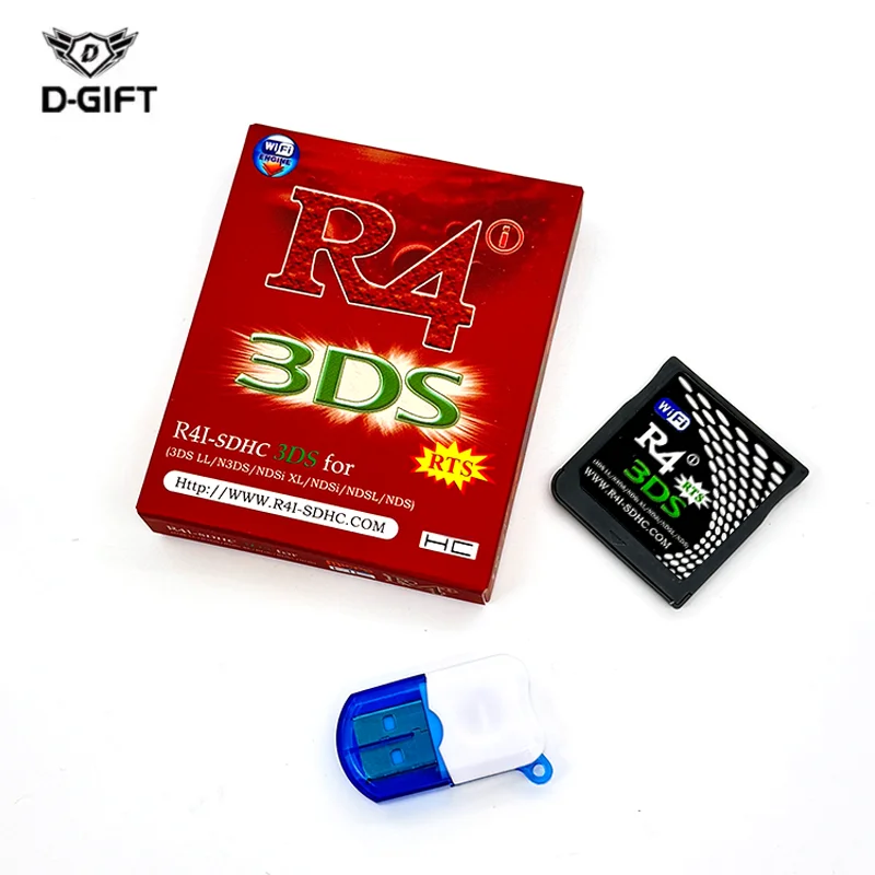 2024 Red R4i R4I-SDHC 3DS RTS Red R4 3DS SDHCU pgrade Revolution Flash card For DSi For 3DSLL/N3DS/NDSi XL/NDSi/NDSL/NDS