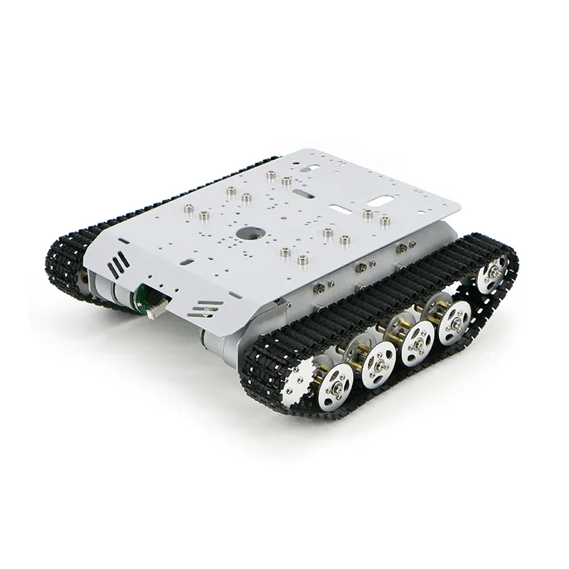 R3 series crawler intelligent car chassis tank dc brushed belt high precision encoder robot STM32