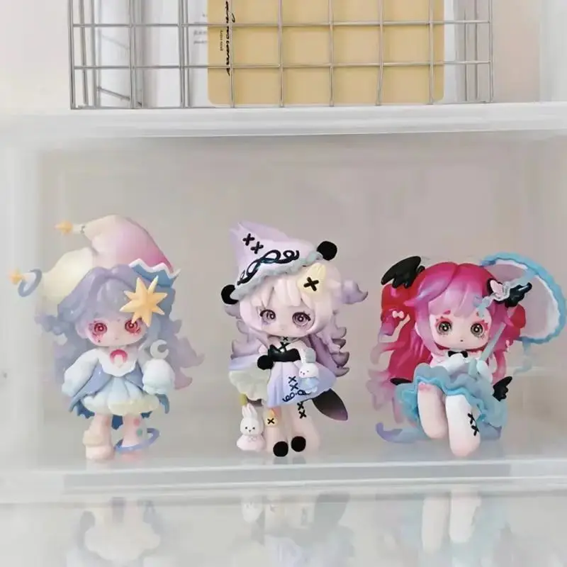 

Cute Mystery Box Ninita Witch Revelation Series Blind Box Ninita Action Figure Doll Desktop Decor Ornament Surprise Bag Gift Toy