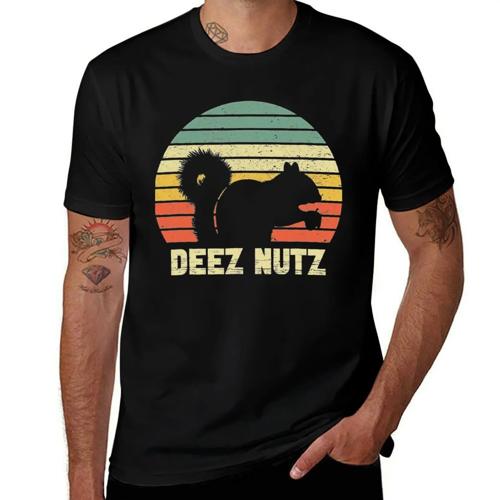 

Nutz Squirrel Nuts Deez Funny Deezs Deez Nutcracker Nut T-Shirt Casual Daily Outfit T-Shirt