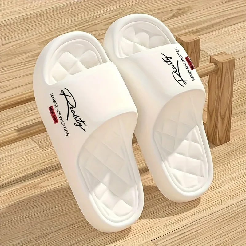 

Летние мужские тапочки из ЭВА, мягкие, легкие, домашние, нескользящие, с защитой от запаха, удобные для улицы