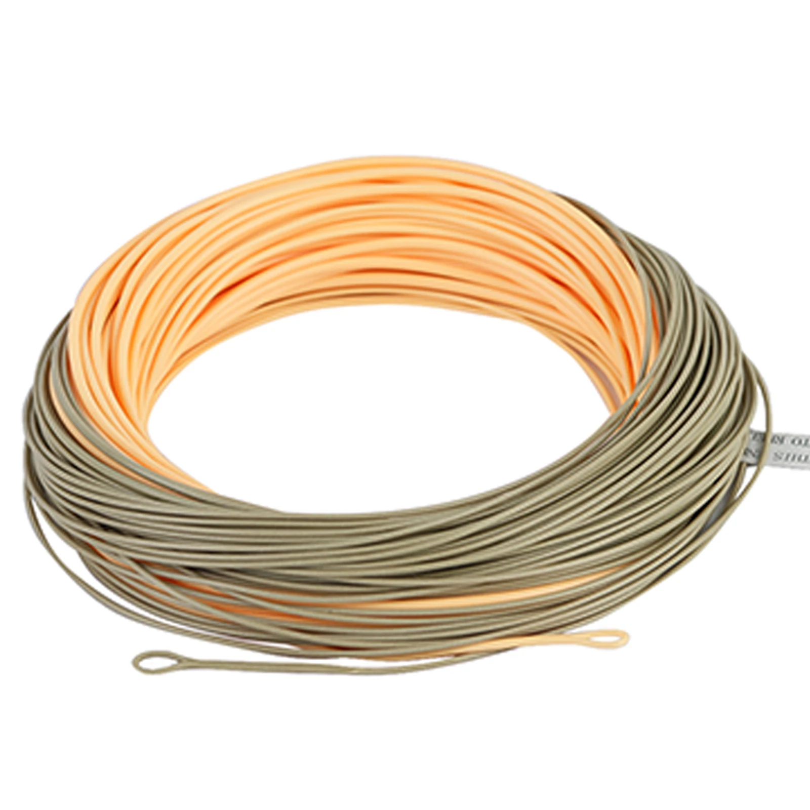 Maximumcatch WF3F-8F Single Handed Spey Fly Fishing Line 90ft With 2 welded loops peach/camo Floating Fly Line
