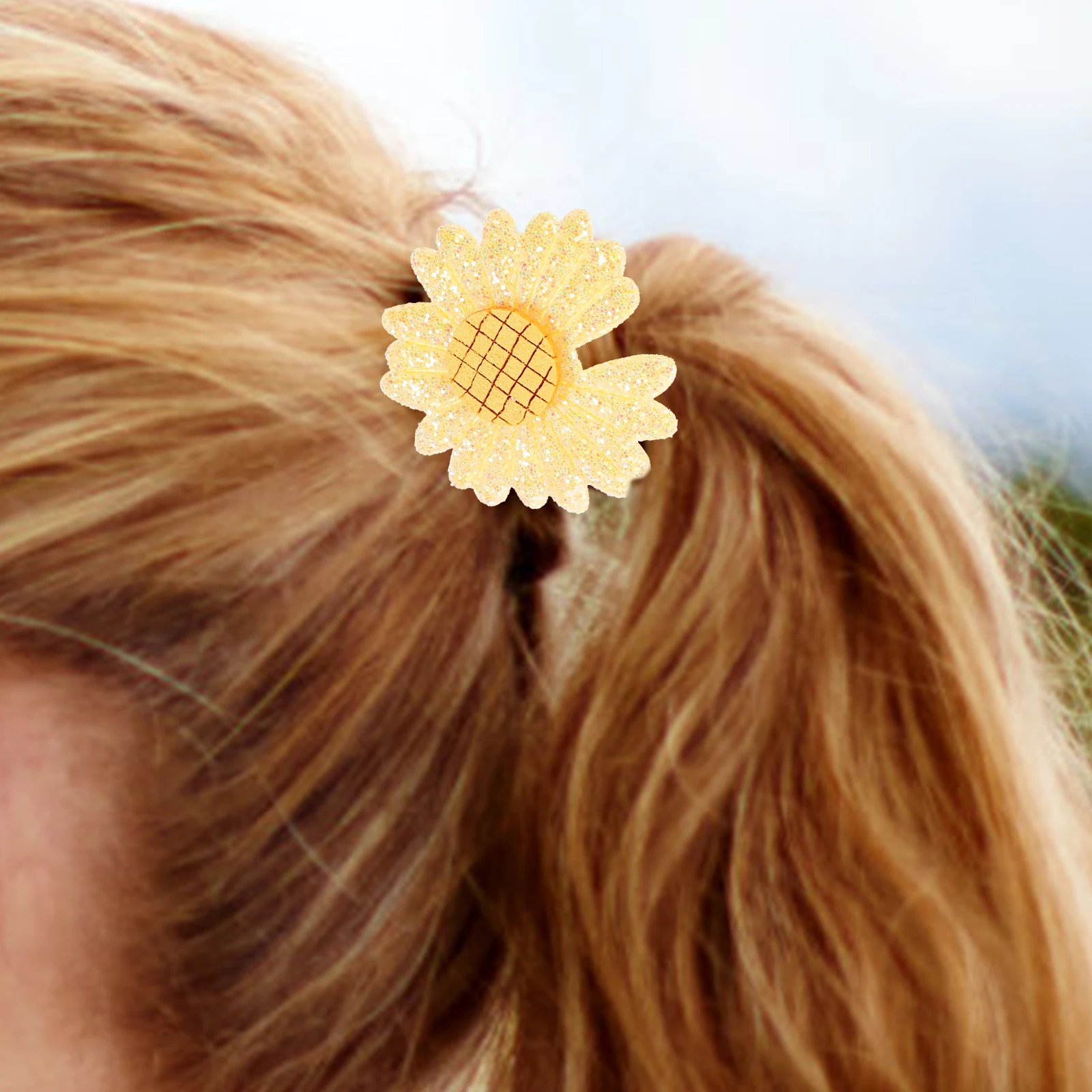 

10pcs Bowknot Ties Tail Holders Elastic Ponytail Holders for Women Girls Fine Thin Hair Scrunchies Accessories