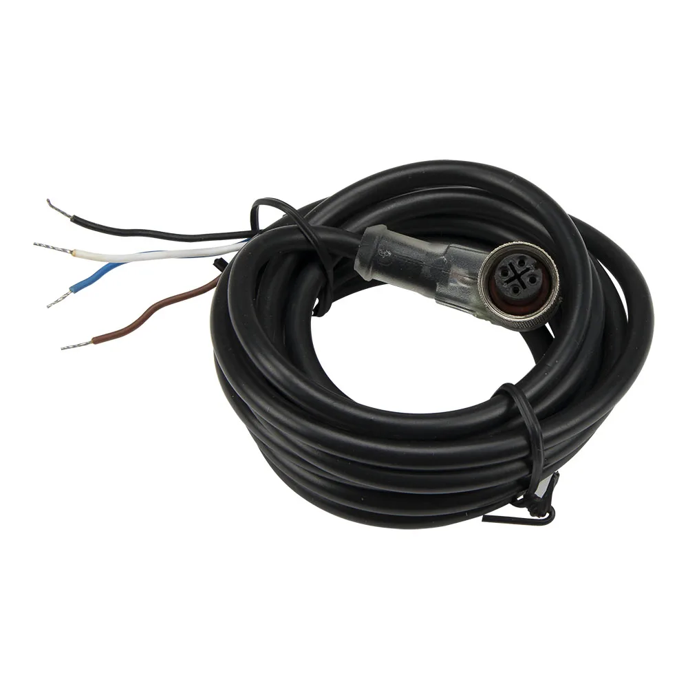 

FSC12-FBLN-4 M12 2m PVC cable NPN sensor connector with LED 4 pins bend female head for M12 NPN proximity sensor switch