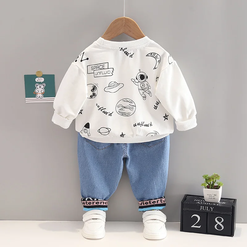 New Spring Autumn Baby Girls Clothes Suit Boys Outfits Children T-Shirt Pants 2Pcs/Sets Toddler Casual Clothing Kids Tracksuits