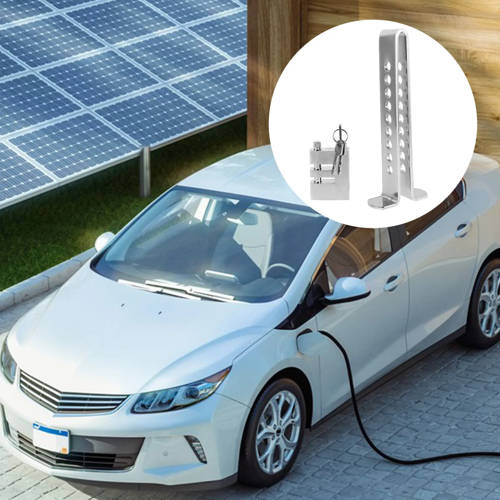 

Retractable U-Shaped Anti-Theft Steering Column Lock for Car Pedals and Wheel Adjustable Clutch Brake Lock Automotive Security