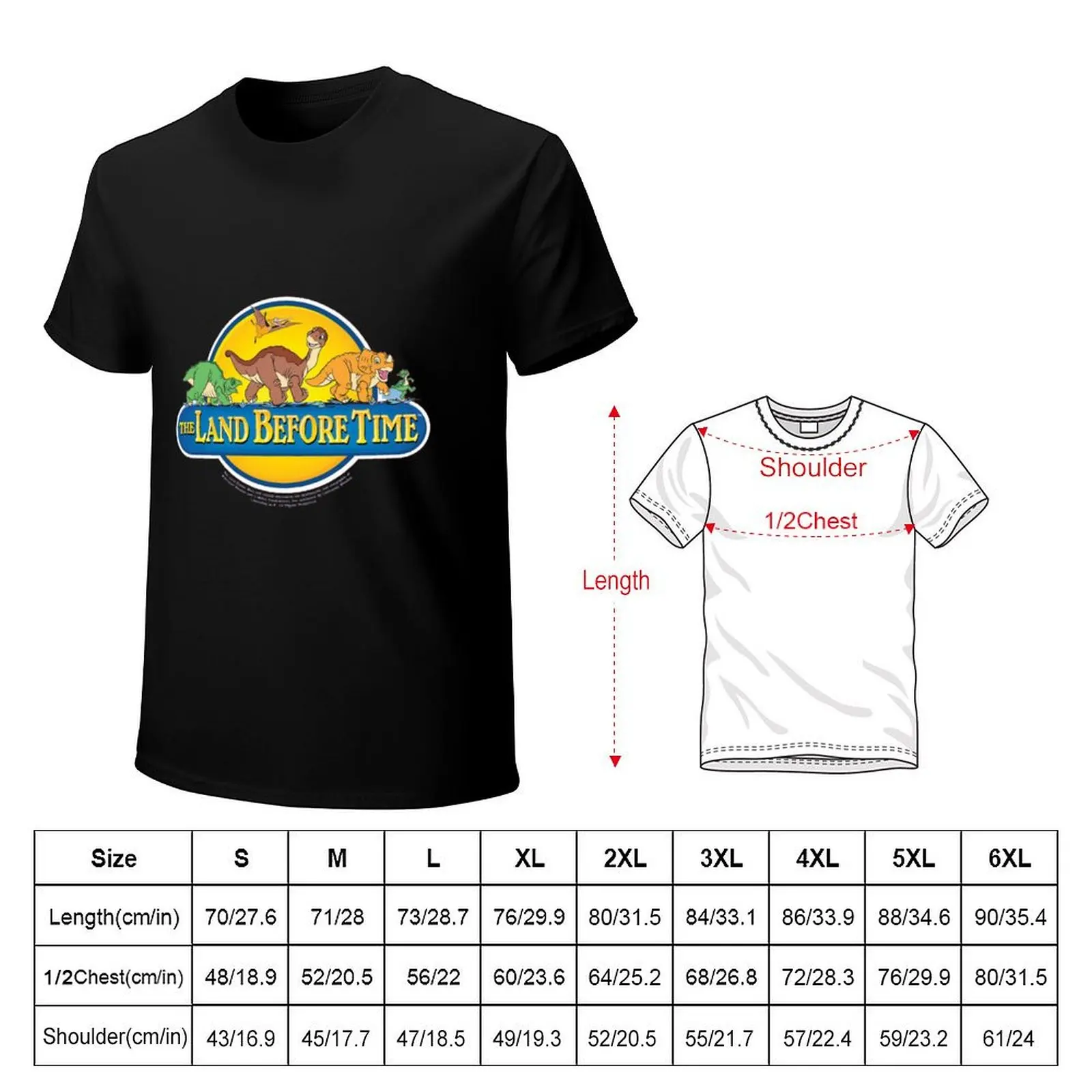The Land Before Time, The Timeless Land , The Timeless Land logo T-Shirt t shirt personalised T-Shirt