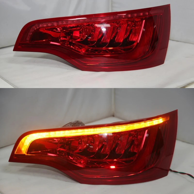 

Задний фонарь LED для AUDI Q7 2010-2015 годов выпуска, комплект задних фонарей, задний габаритный фонарь