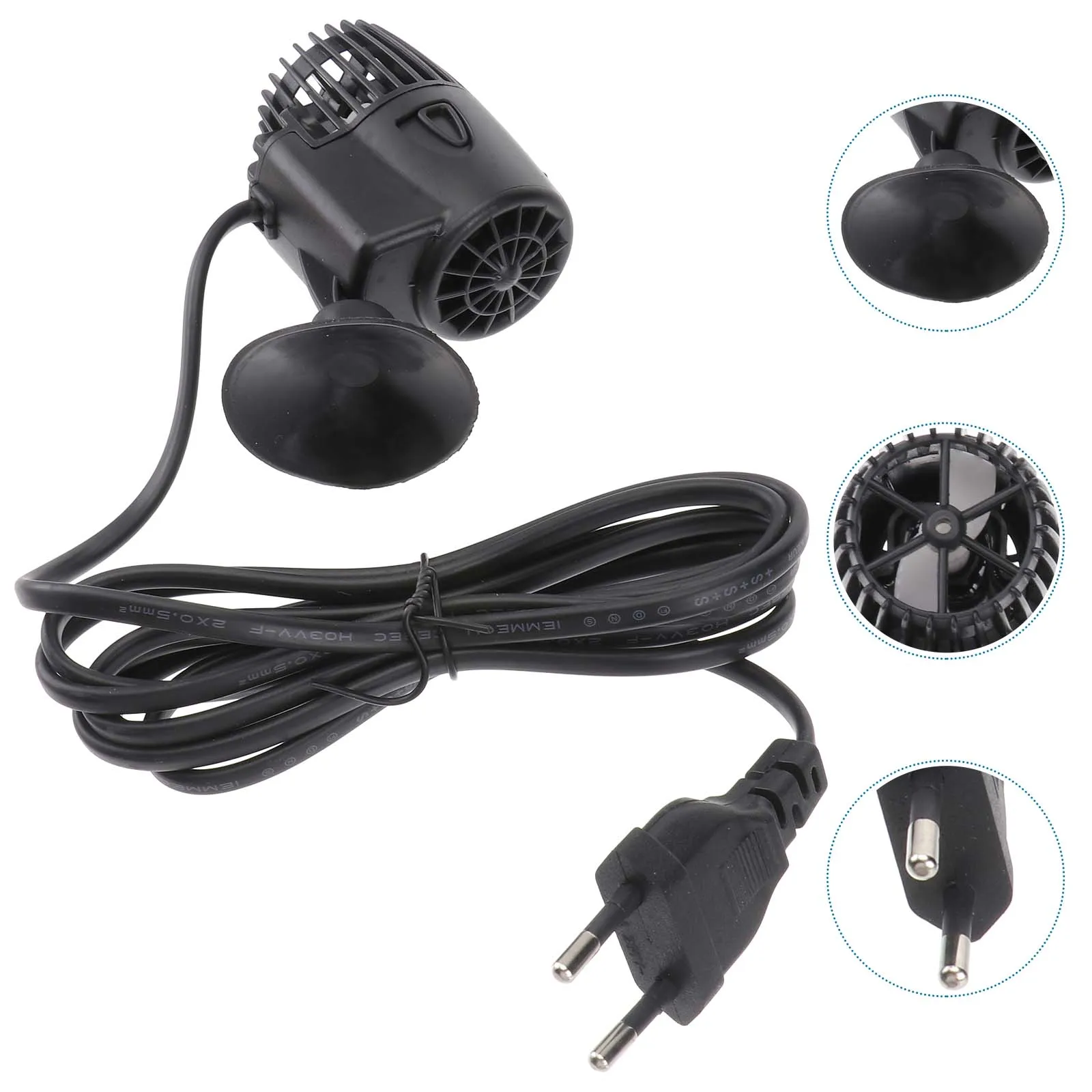 

Fish Tank Surfing Pump Water for Aquarium Circulation Small Submersible Abs Suction Cup