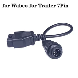 For Knorr Wabco 7 PIN To 16pin for Truck Converter OBDII Cable 7pin To 16 Pin