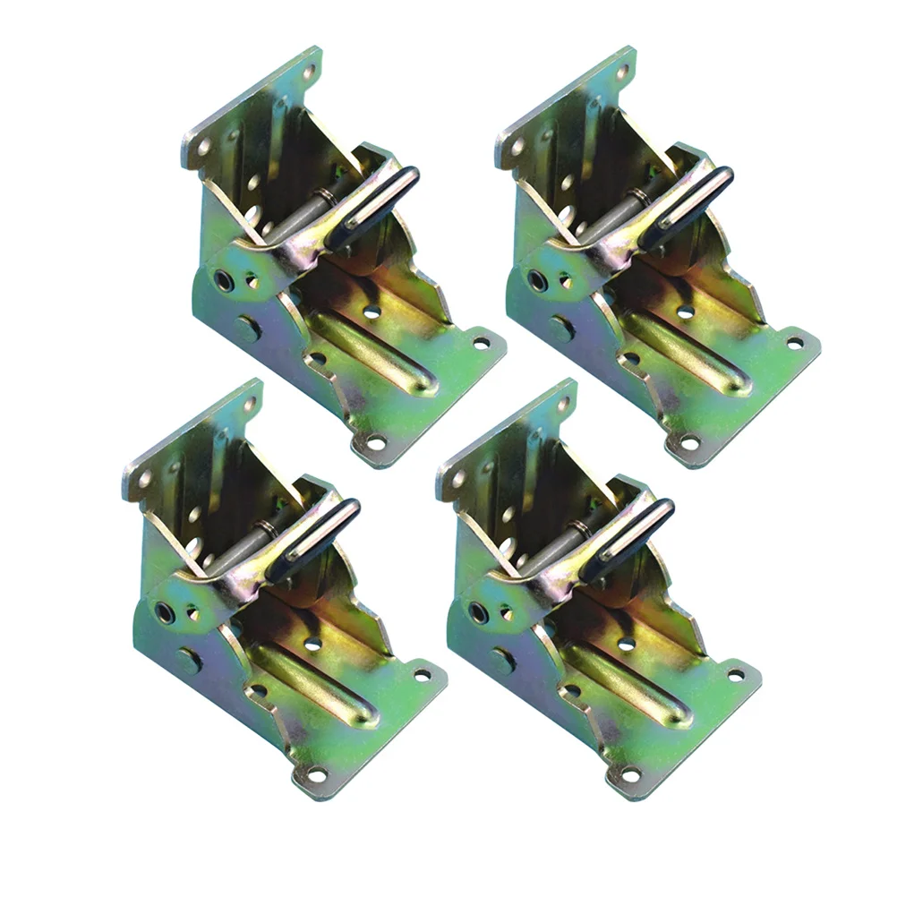 

4 шт., складная петля для ножек стола, самоблокирующийся опорный кронштейн, 90 градусов для ножек мебели, домашняя кухня, пральня, инструмент, шарнир