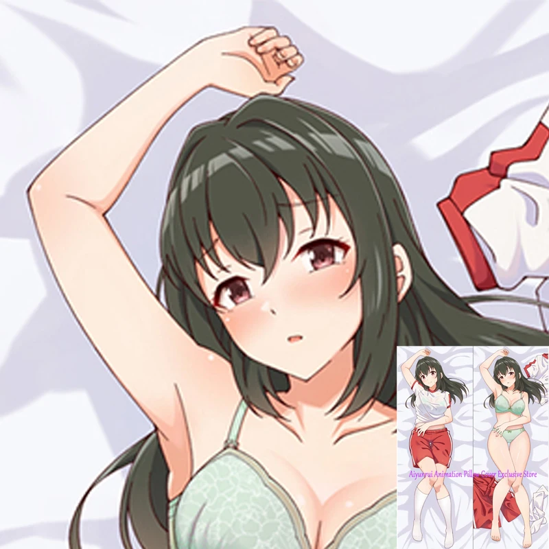 

Anime Pillow Cover Dakimakura Beautiful Girl 2 Side Printed Hugging Body Pillowcase Cushion Cover Bedding Young Girl Tits