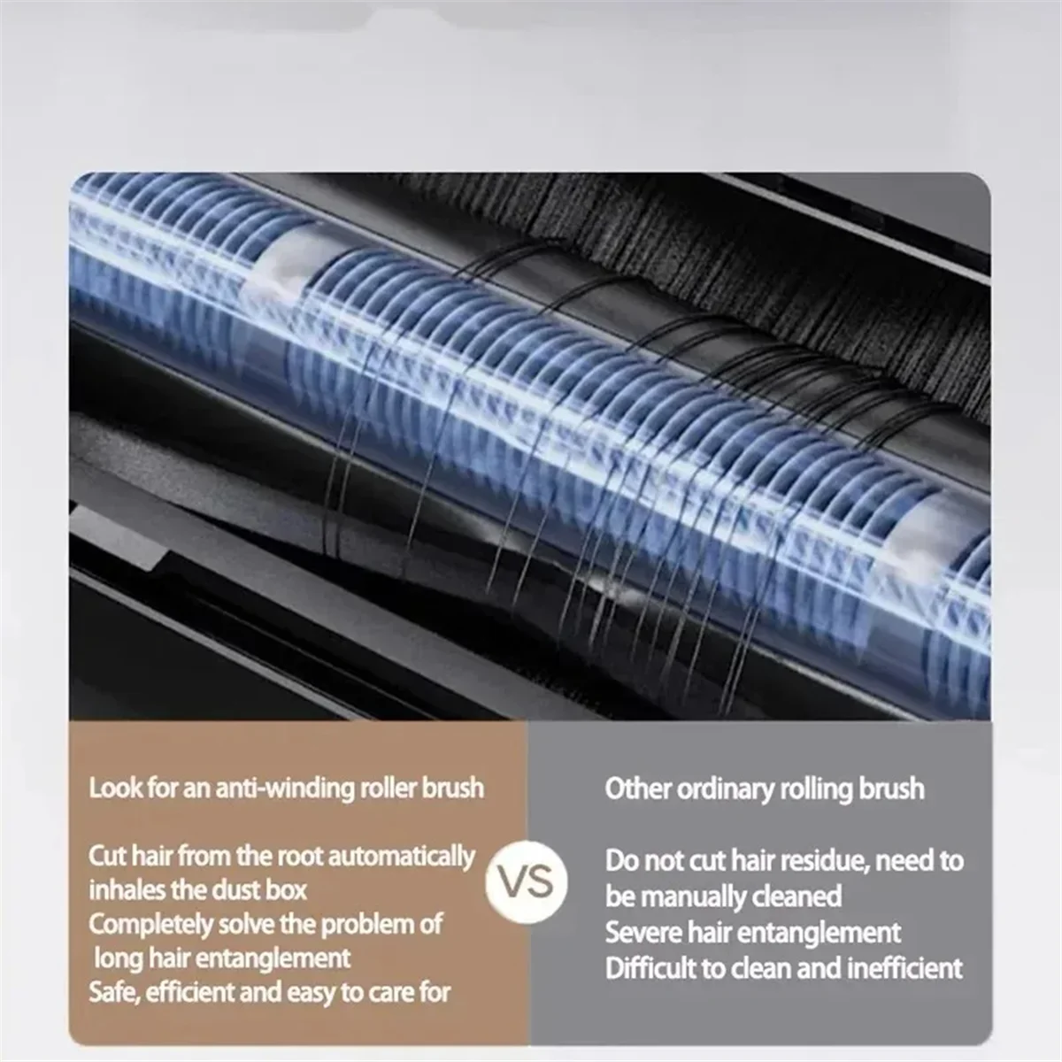 A01M لـ Dreame X40 Ultra L10s Pro Ultra Heat L30 Ultra L20 Ultra L10s Ultra مكنسة كهربائية للشعر فرشاة دوارة مضادة للتشابك