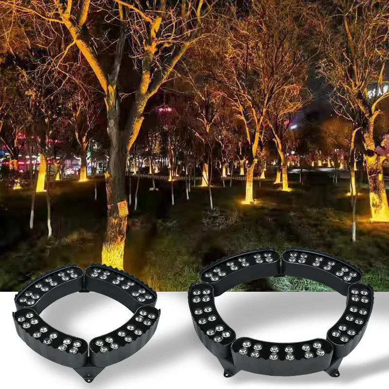 12w 1pcs Garden Light Big Tree Outdoor Gazebo Lighting Garden Lighting Bollards Spotlights 12v Garden Colorful Tree Light 24v