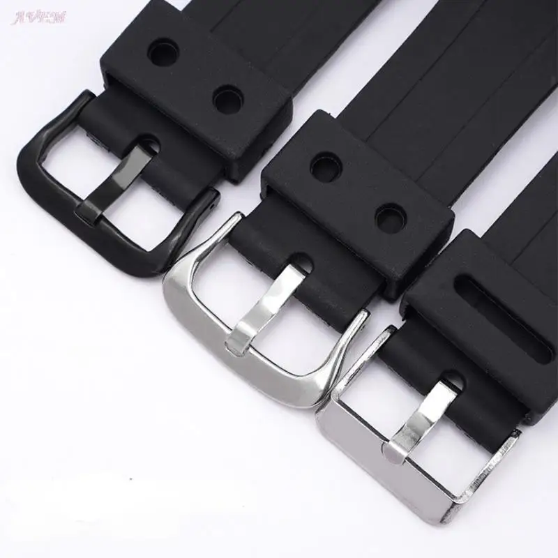 Black Watch Strap For Casio G Shock G100 G200 G101 G2310 G2300 Watchband G-100 G-200 G-101 G-2310 G-2300 Resin WatchBand Belt