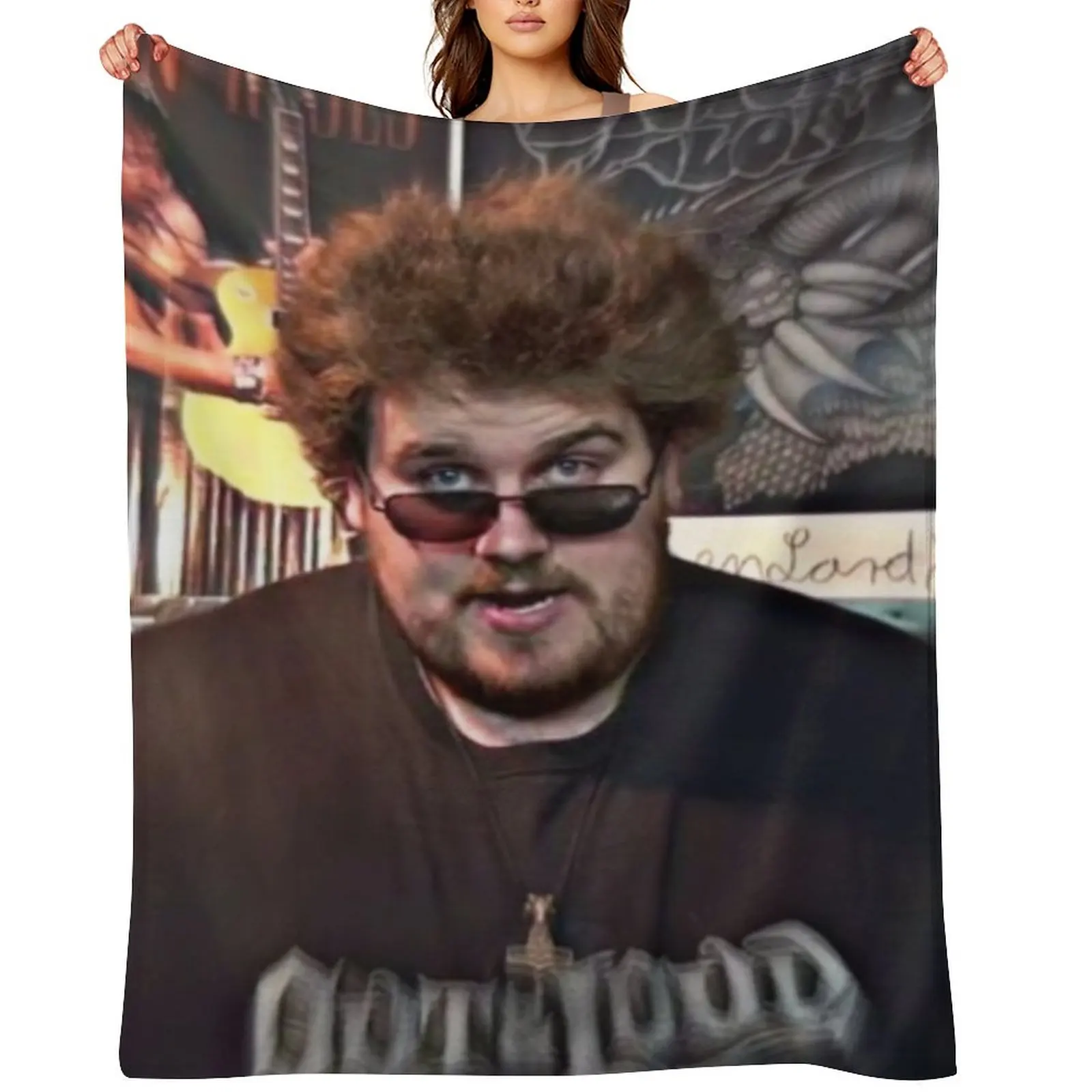 

Drachenlord Rainer winkler Throw Blanket heavy to sleep Cute Plaid Plaid on the sofa Bed Blankets