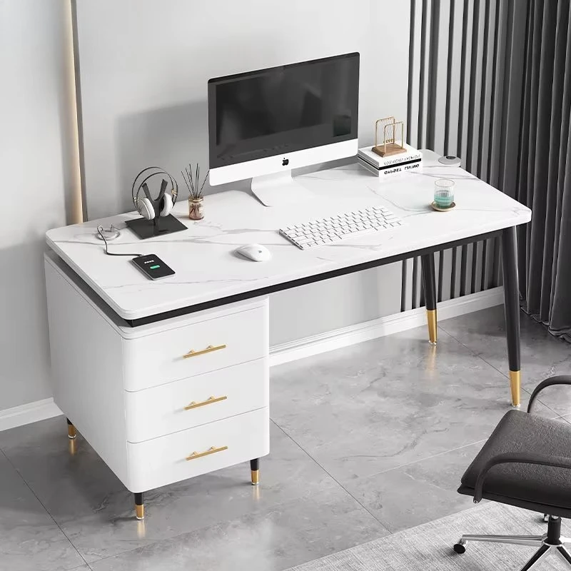 &Wholesale Price Bedroom Furniture Simple Design Good Customized Home Office Complete Set Computer Table Desk for Sale