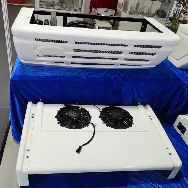 Compact 12V Mini Refrigerator 300L 800W Dual Zone +4℃/-18℃ Truck Fridge Independent Temperature Control R580P