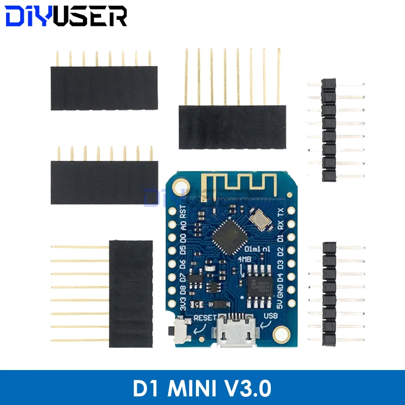ESP32 S2 Mini/ESP8266 D1 Mini Board CH340/ESP32-S2FN4R2 4 MB FLASH 2 MB PSRAM MicroPython voor Arduino Development Board