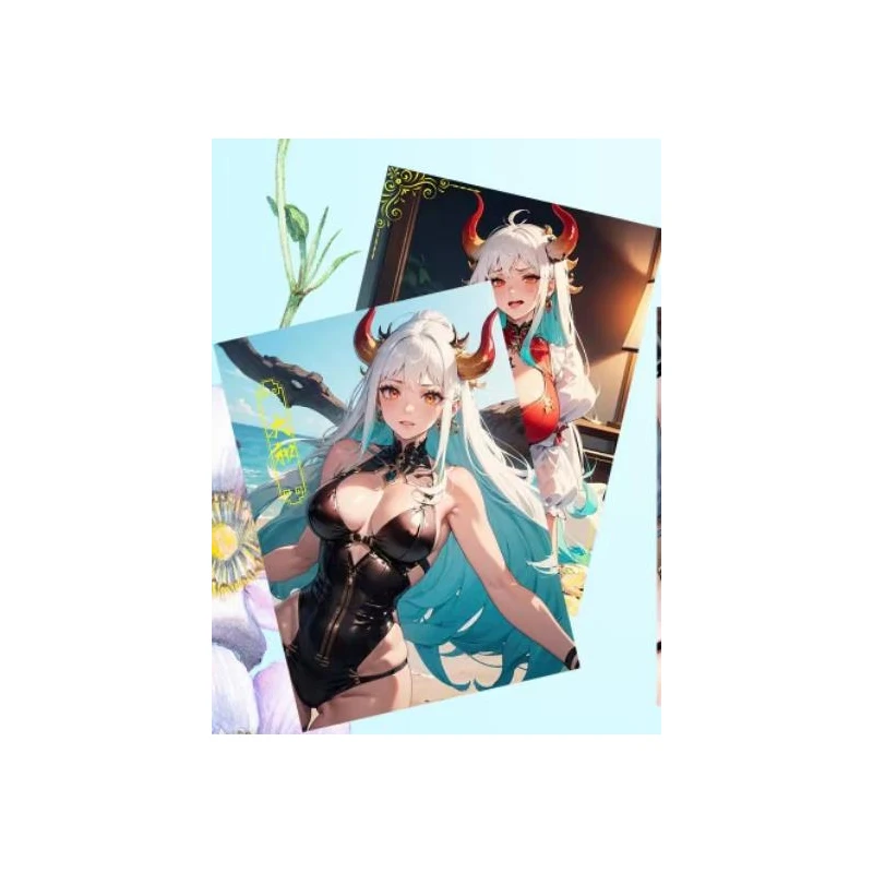 Anime Goddess Story Hatsune Miku Yamato Shenhe Ganyu Yelan Puzzle Cards carta da collezione regali di compleanno di natale giocattolo per bambini