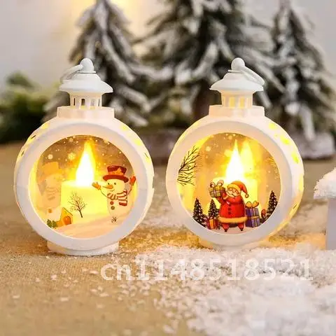 

Christmas Decorations for Home 2021 Santa Claus Snowman Wind Lamp Merry Christmas Ornament Navidad Natal Xmas Gift New Year 2022