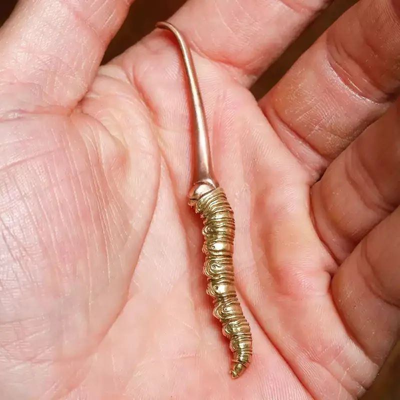 Universe Grocery Store Cordyceps Cordyceps Earspoons Copper Play Items Small Exquisite Daily Necessities