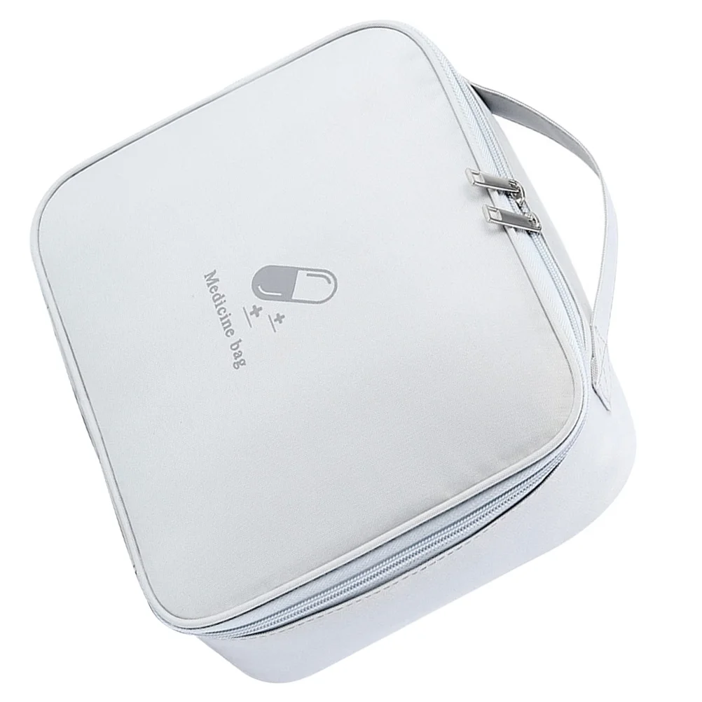 

First Aid Kit Medical Bag for Travel Medication Organizer Storage Bags Oxford Cloth Meds Emergency Miss