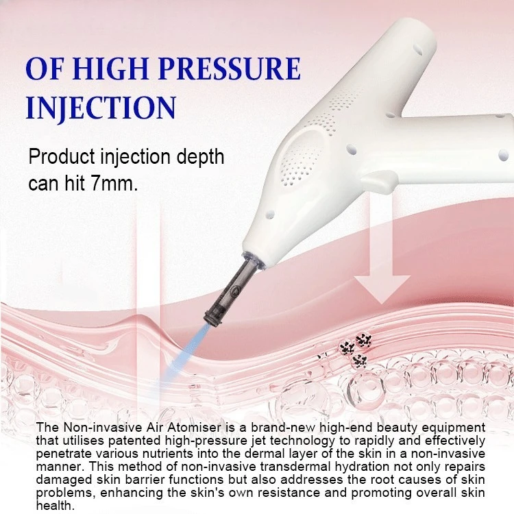 Non Invasive Air Atomizer Box Type Guide Automatic Lifting and Tightening Water Light Beauty Device
