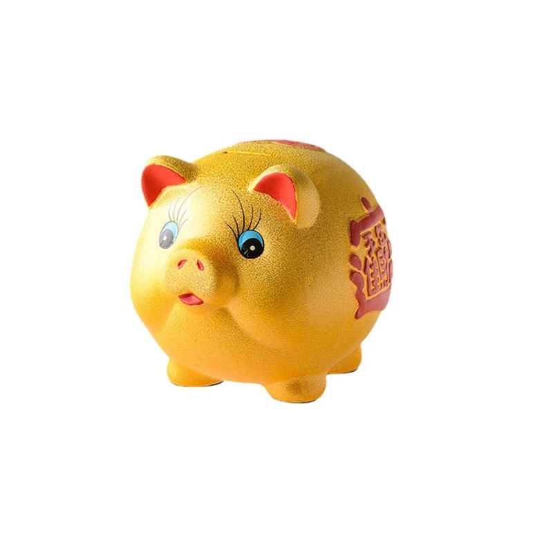 Cute Piggy Saving Large Room Ceramic Coin Money Paper Enfant Decor