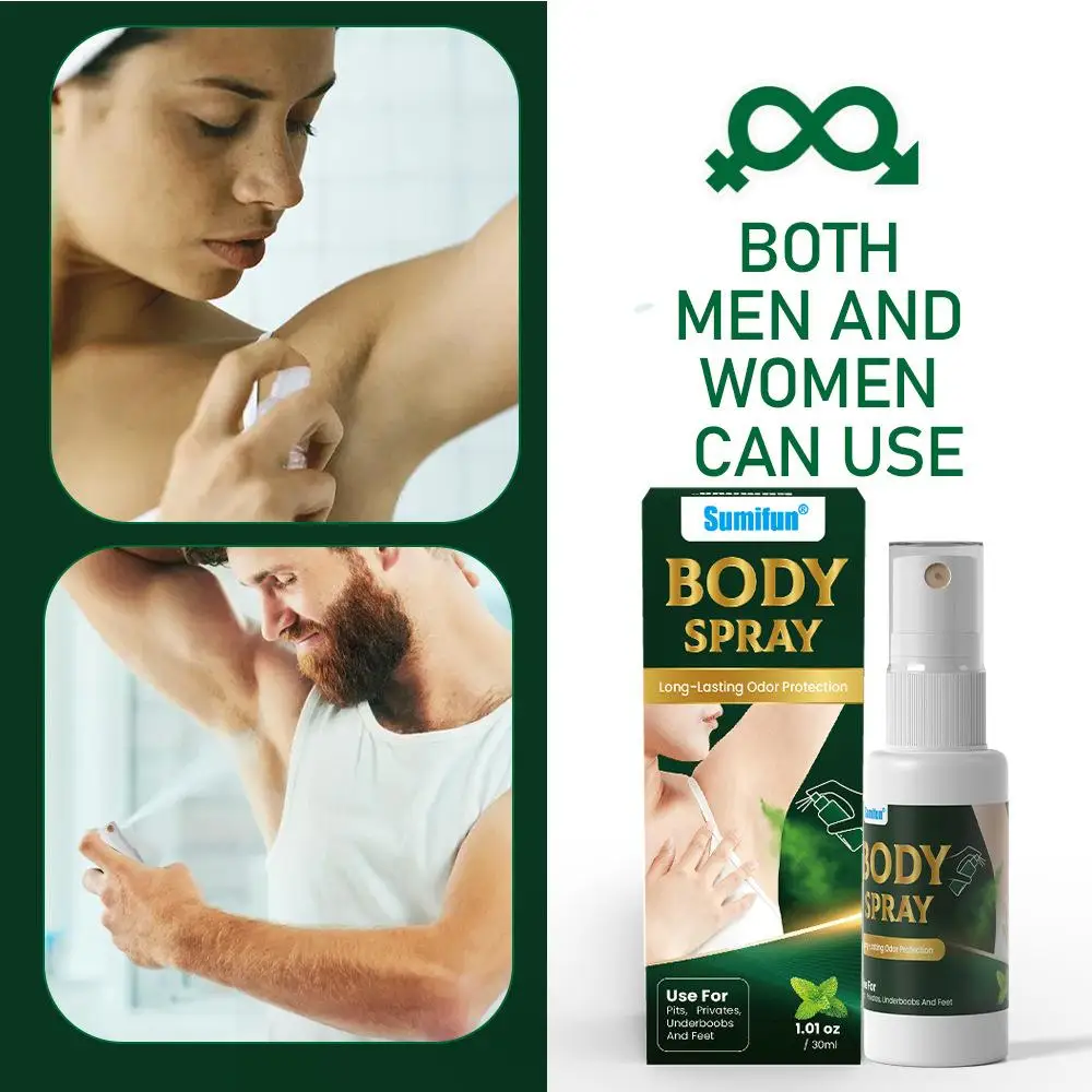 Body Odor Remove Spray Refreshing Armpit Deodorant Odor Deodorant Fresh Lasting Spray Fragrance Sweat Body Remove G0T3