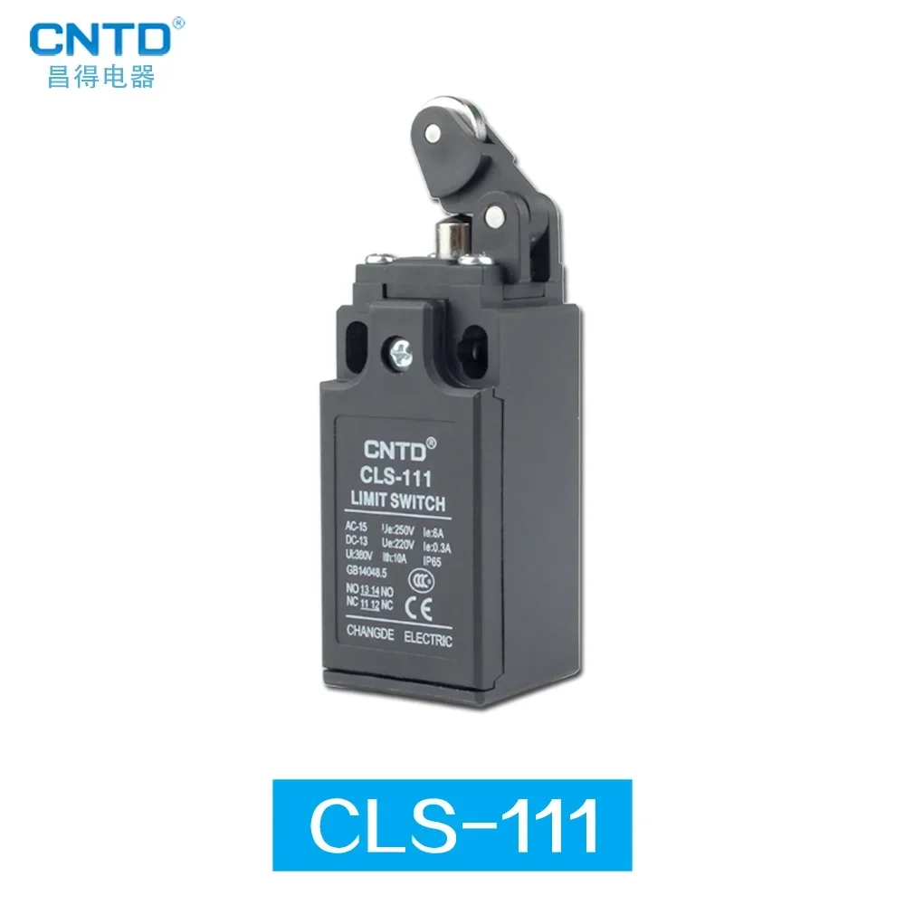 CNTD CLS Series Travel Limit Switch Belt Water Resistant Oil Pulley Momentary 1NO1NC 10A 250V Ip65 CLS-111