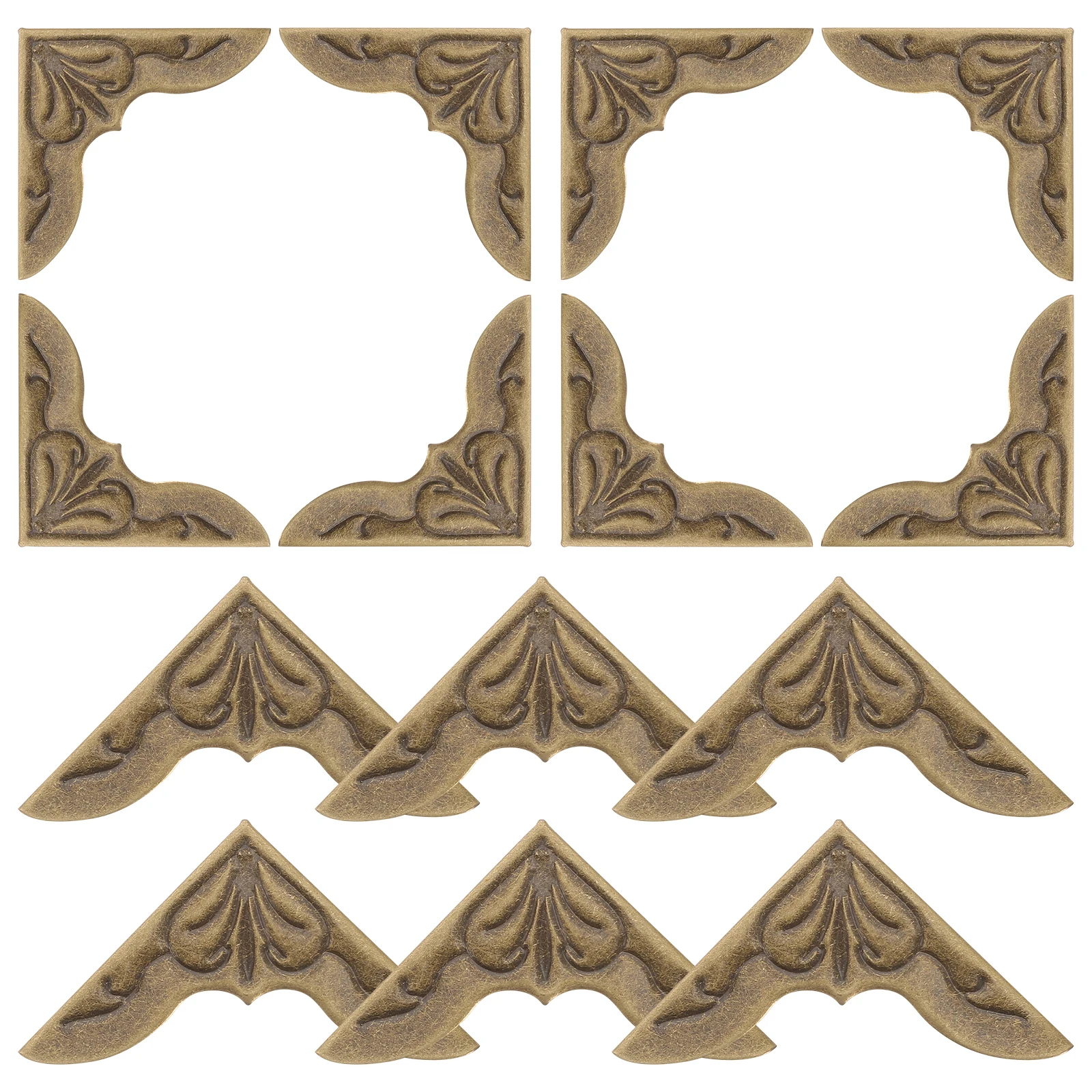 

30pcs Metal Book Corners Decorative Notebook Edge Protectors Light Weight Fine Workmanship Stylish Gifts