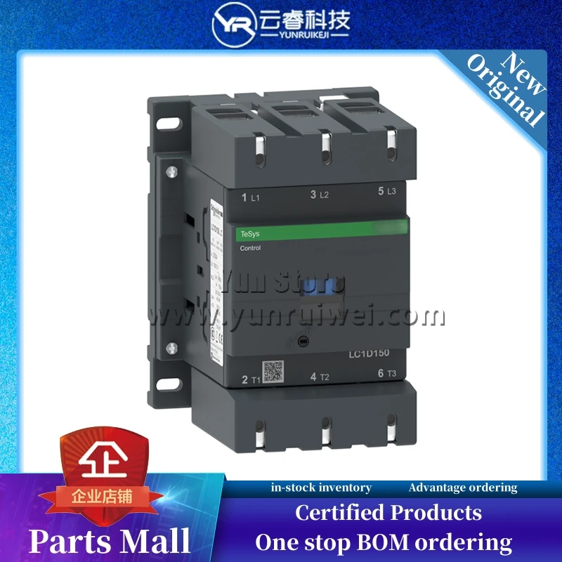 New Original  LC1D15000P7C  D series three pole contactor 150A 230V 50/60Hz in stock