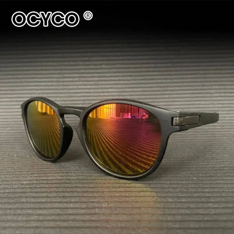 OCYCO ﻿ Y2K Retro ovale modische Sonnenbrille für Männer und Frauen, Outdoor-Trend, Sonnenschutz, Urlaub, Radfahren, Brillen – Detail 8
