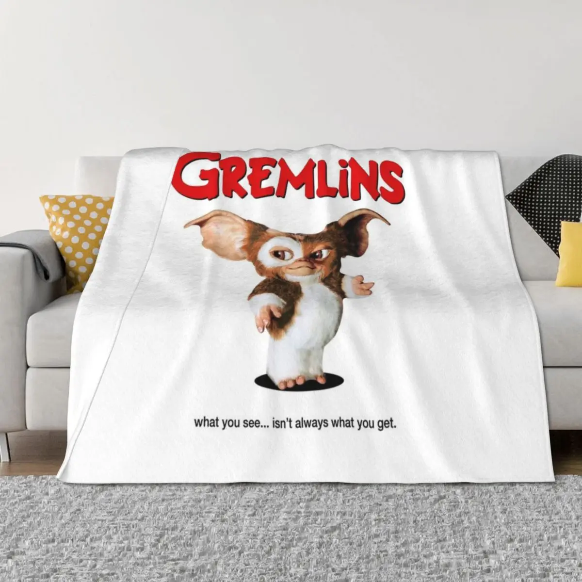 

Gremlins - Gremlins Movie Throw Blanket Plush Flannel Fabric Decoratives Nap Blankets