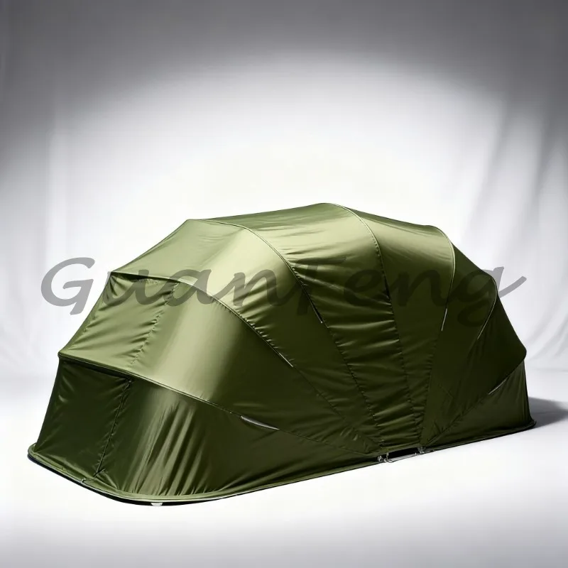 Foldable automatic semi-automatic carport, outdoor carport