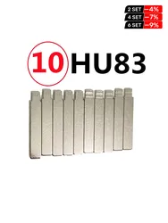 Keychannel 10Pcs 54 # Kd Blade Lishi HU83 Autosleutel Blade Voor Xhorse Vvdi Kd Keydiy Flip Afstandsbediening Voor citroen Peugeot Vervangen Blade