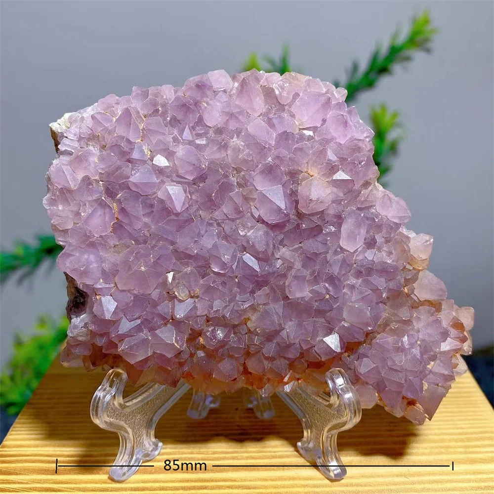 Amethyst Natural Specimen Geode Raw Quartz Purple Crystal Healing Stones Home Decoration Gift Section Cluster Gemstones