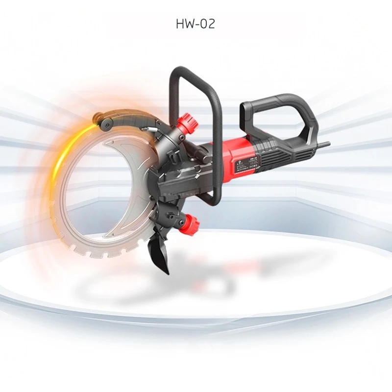 8900W Concrete Wall Cutting Machine High Frequency Brushless Ring Saw Dust-Free Open Wall Change Doors and Windows