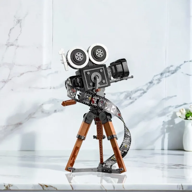 Tribute to the camera building blocks building blocks Moc VCR model set children's toys boys and girls birthday Christmas gifts