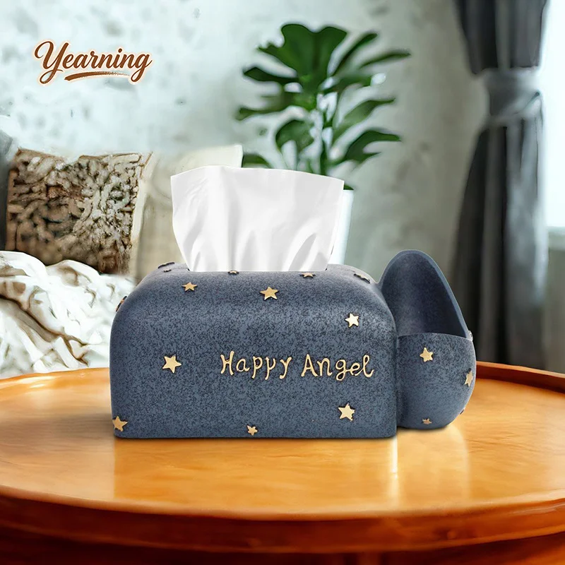 Creative Spaceman Carved Ornament High Value Bedroom Multifunctional Tissue Box